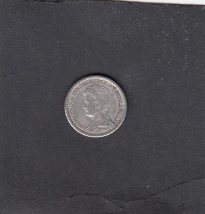 Beschrijving: 25 Cent WILHELMINA  